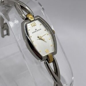 Anne Klein Women's Quartz Watch Two Tone Band 17mm‎ Case 10/9367- New Battery